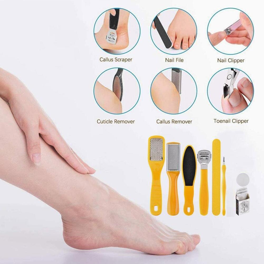 11Pcs/Set Pedicure Tools Remove Dead Skin Foot Kit... – Vicedeal