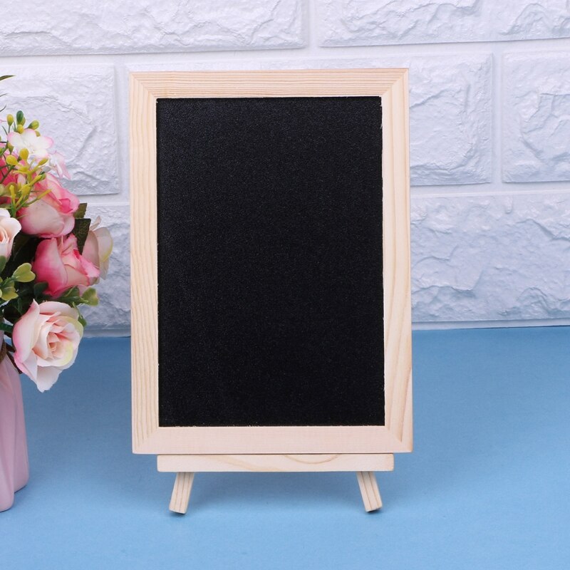 Wooden Double-sided Desktop Message Board Blackboard School Supplies Suitable For Children Of All Ages