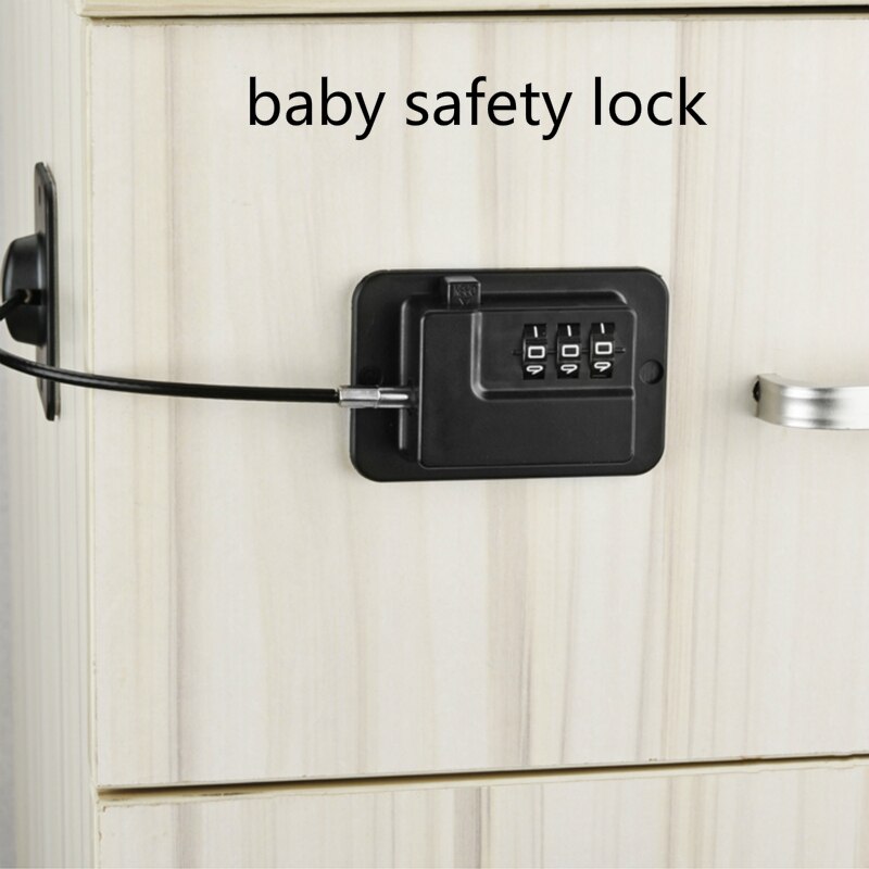 Veiligheid Baby Window Lock Kinderen Lockers Deurslot Kinderen Bescherming Limiter Voor Lade Slot Voor Thuis Wachtwoord Kind lock