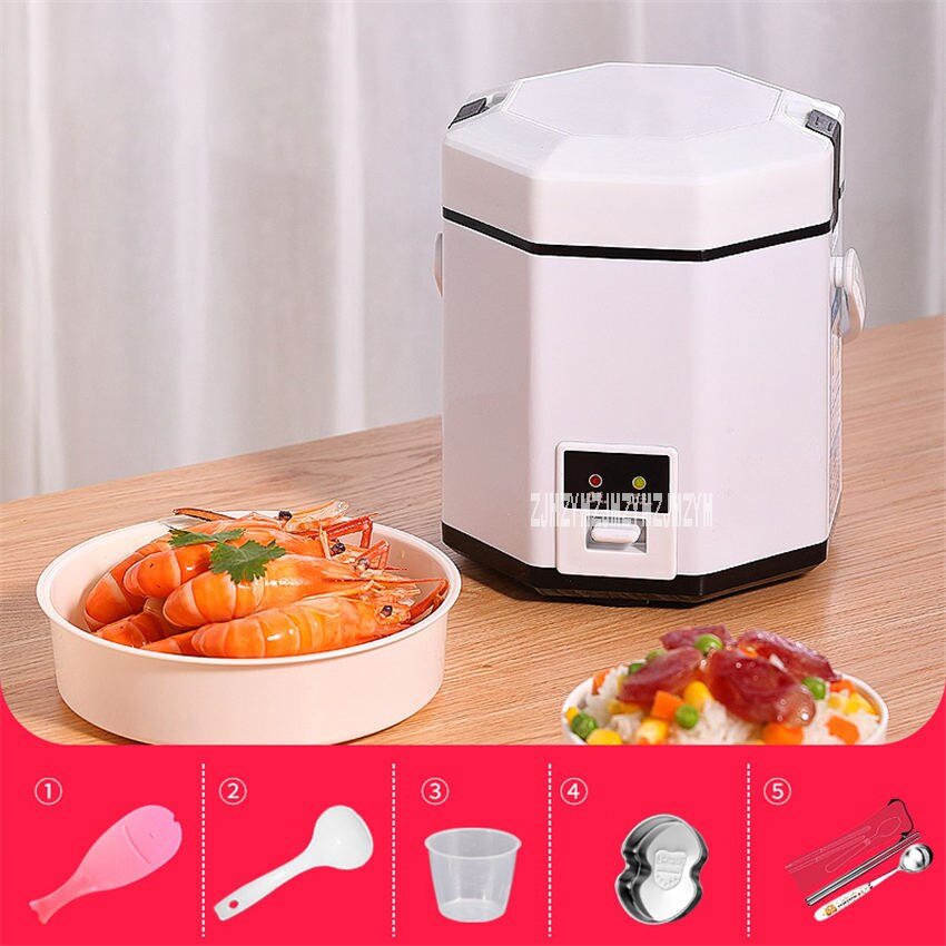 CFXB12-200A Household Electric Rice Cooker Portable Mini Rice Cooking Machine Student Dormitory Multifunction Cooking Pot: D