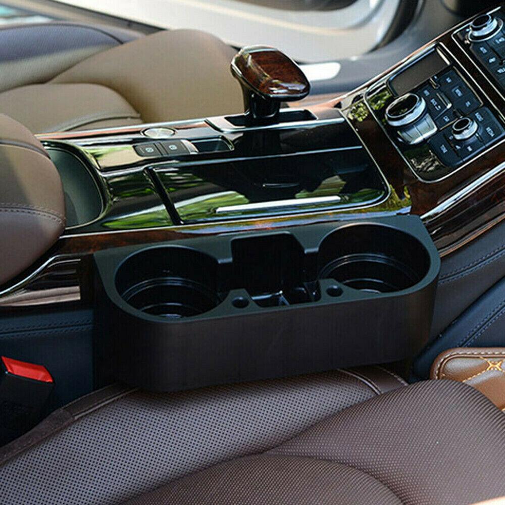 ABS Car Center Console Box Organizer Food Tray Drink Holder Water Cup Holder Storage Box Car-styling Drink Beverage Holders