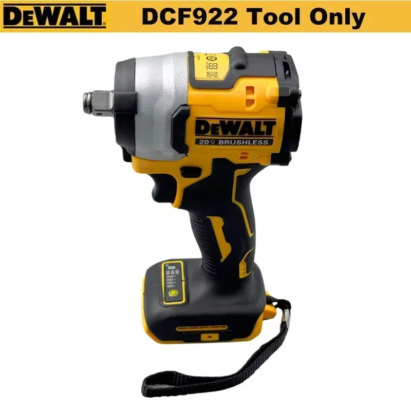 Dewalt DCF922 Bürstenloser 610 Nm Schlagschrauber Akku-Treiber Elektroschrauber mit großem Drehmoment und variabler Geschwindigkeit 20 V wiederaufladbare Werkzeuge