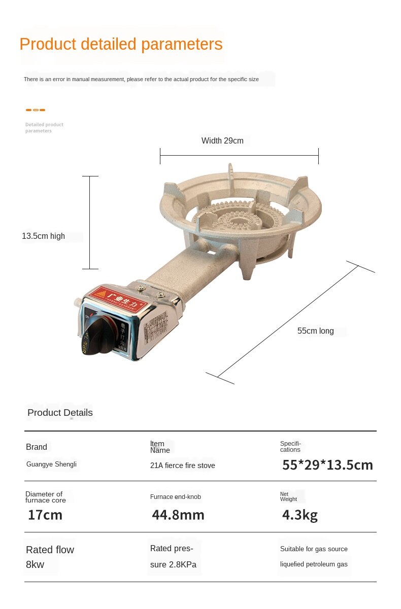 Natural gas stove, cast iron furnace, energy savin... – Vicedeal