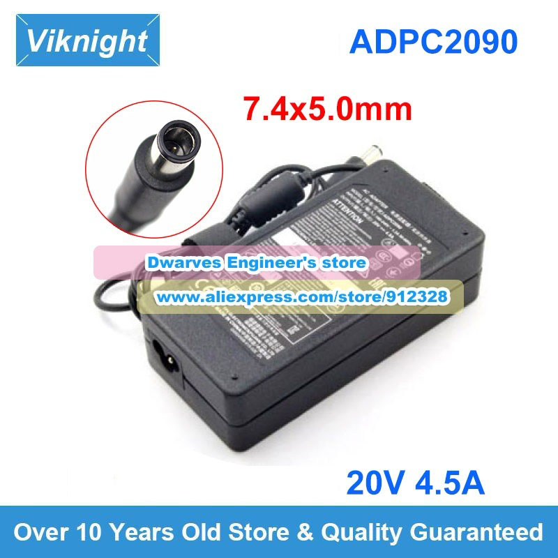 ADPC2090 Ac Adapter 20V 4.5A 90W for CQ27G2U AG251FZ2 MPG27CQ Viewsonic XG3420C XG-2703 XG2703-GS VS17100 MONITOR