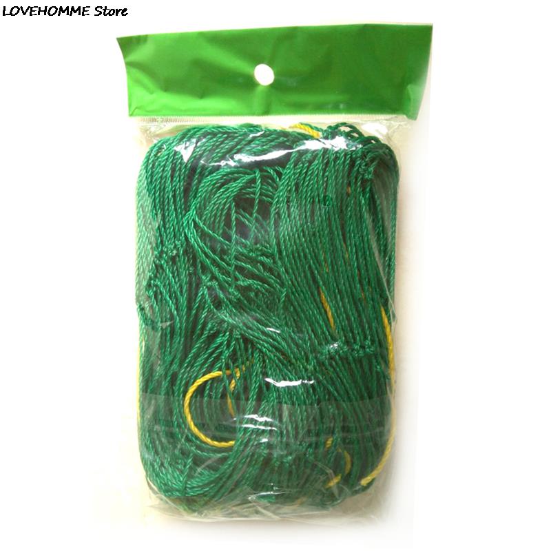 Gorący bubel zielona nylonowa siatka ogrodowa siatki wsparcie wspinaczka fasola roślin siatki rosną ogrodzenia 1.8*0.9