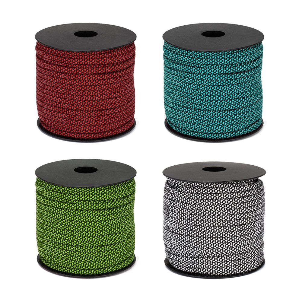 50M/164ft Paracord 7-Strand Parachute Cord Camping Draagbare Outdoor Elements Lanyard Tent Touw Voor Wandelen Camping