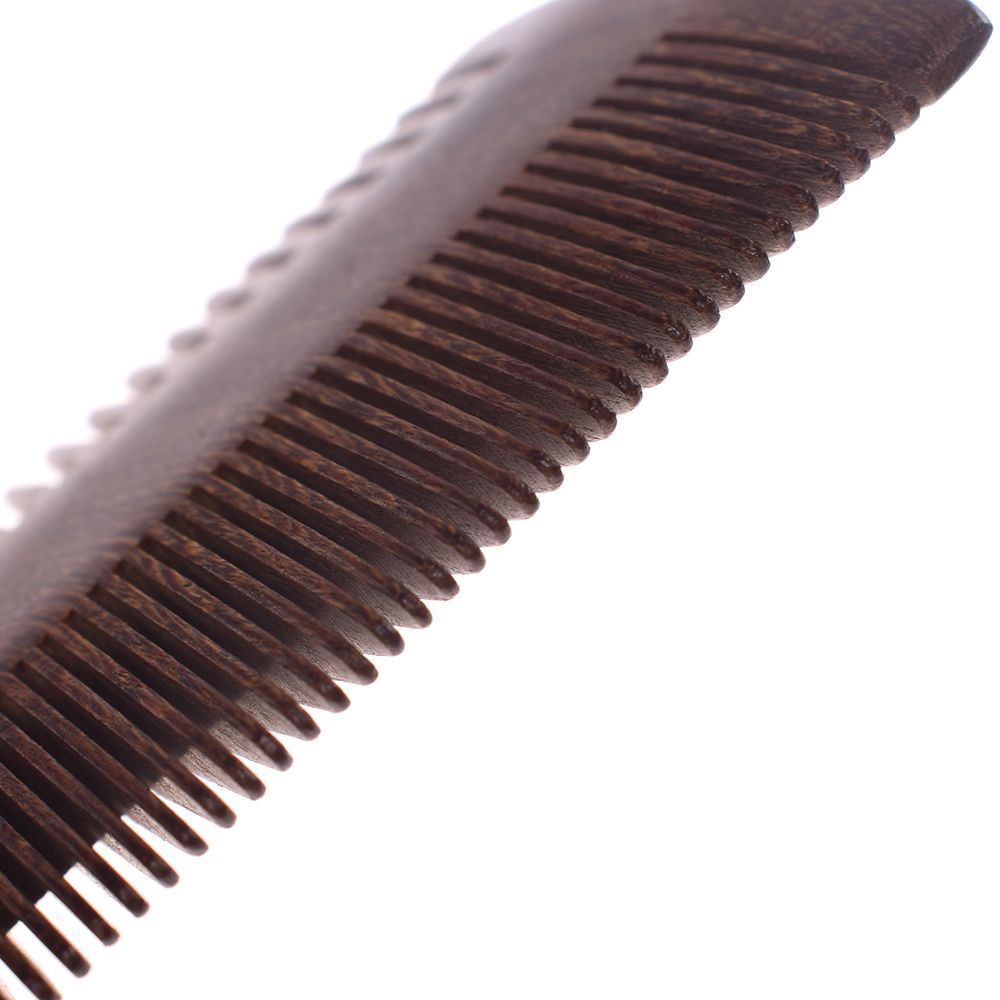 Handmade Sandalwood Pocket Anti-Static Wood Comb Beard Mustache Hair Brush Combs Hair Styling Accessories