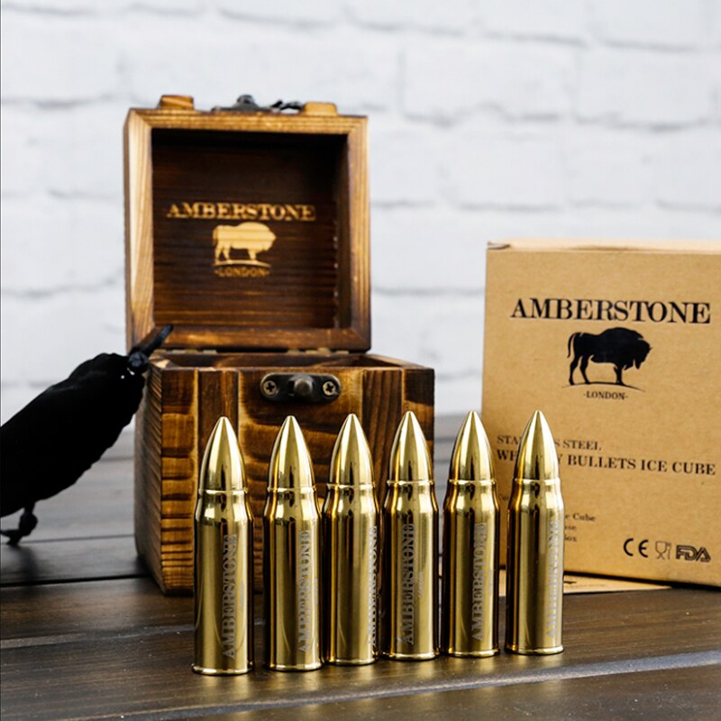 High-Qualiy stainless Steel Ice Cube Freezer Metal Ice Grain Ice Artifact Whiskey Wild Vodka Edward Frozen Stone Box