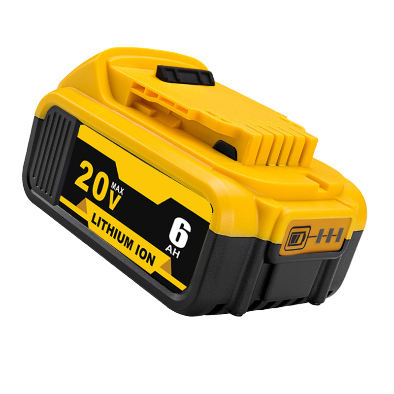 20v 6.0Ah Max XR Replacement DCB200 for DeWalt DCB185 DCB203 DCB206 DCB181 DCB184 Rechargeable Lithium Battery 18V Power Tools: 6000mAh