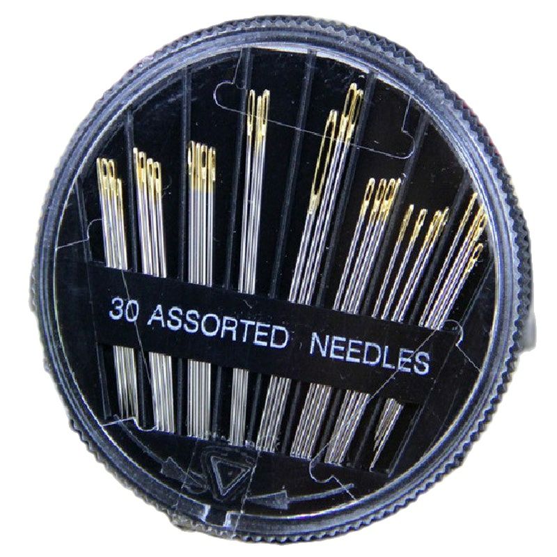 30 gold tail needle / sewing needle / Hand Sewing Needles Embroidery Mending Craft Quilt Sew Case