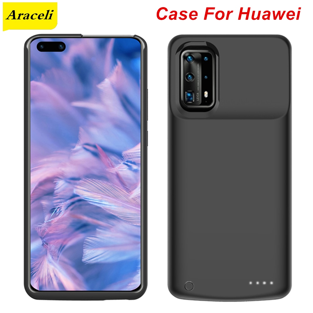 Bateria para huawei p30 pro p40 pro maimang, bateria de carregador para backup inteligente capa da bateria p40