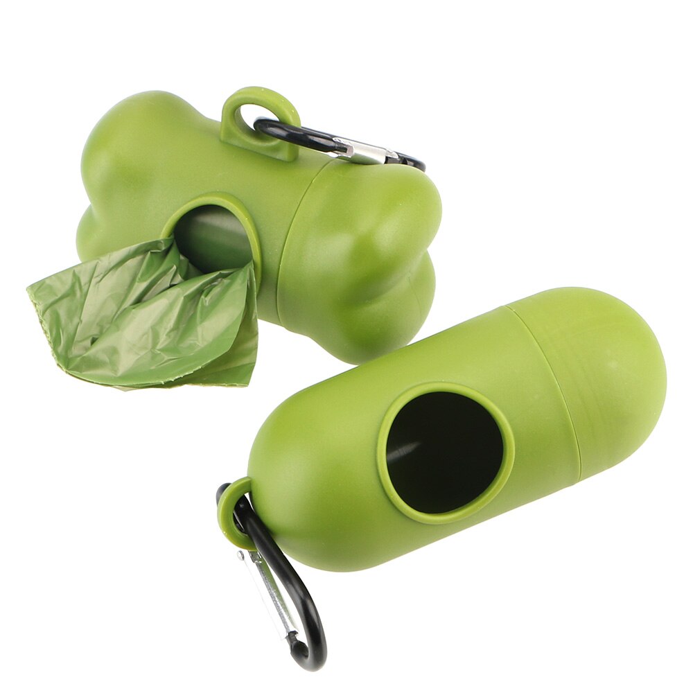 PE Portable Poop Trash Bag Storage Box Poop Bag Dispensers Pets Trash Box Pet Waste Bags Outdoor Garbage Holder Dispensers
