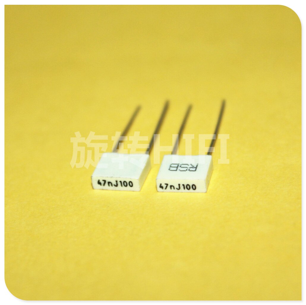50 Pcs Film Capacitor - 0.047uF 100V 5% P5MM Copper Film - for Amplifier