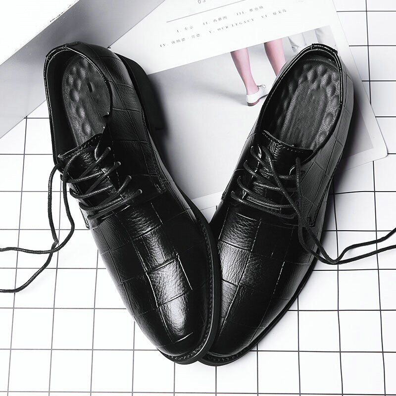 Håndlaget italiensk stil retro menn skinnkjole formell virksomhet oxfords sko herre festsko stor størrelse 38-48 vv-39z