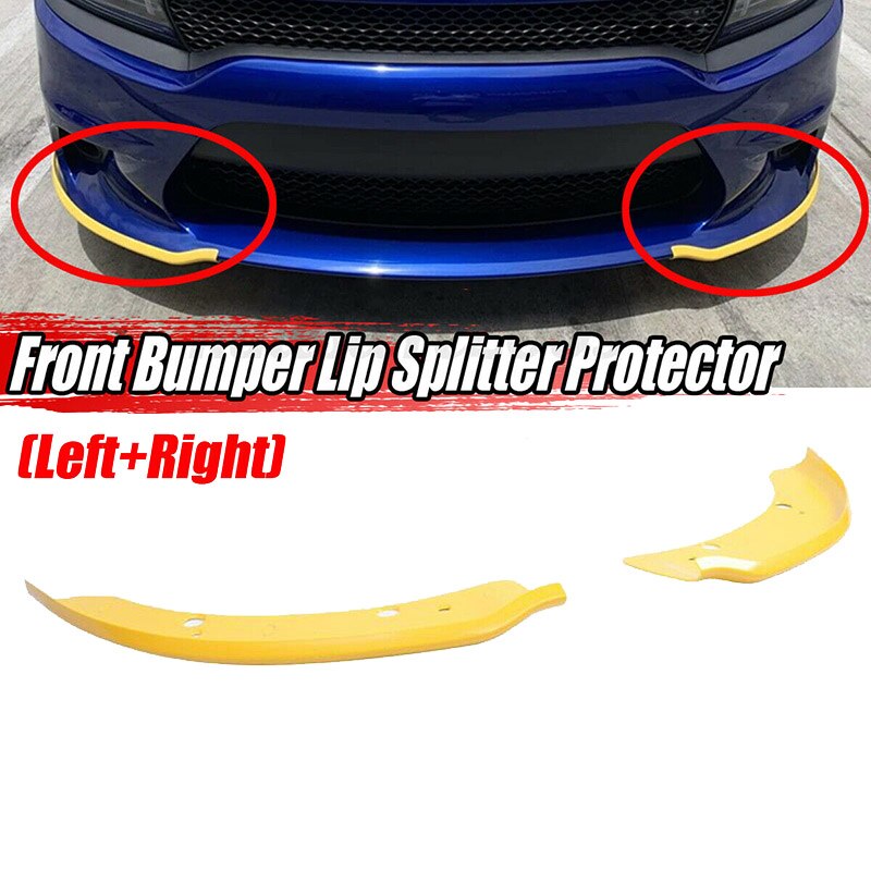 For Dodge Charger Srt Scat Pack Front Bumper Lip Splitter Spoiler Protector