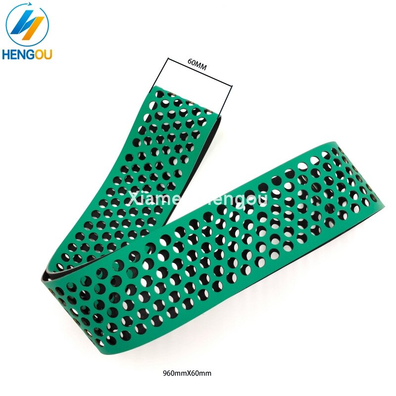 1 Piece H1362 Hengoucn SM52 PM52 machine suction tape size 960x60x1.6mm G2.020.009 Hengoucn SM52 belts