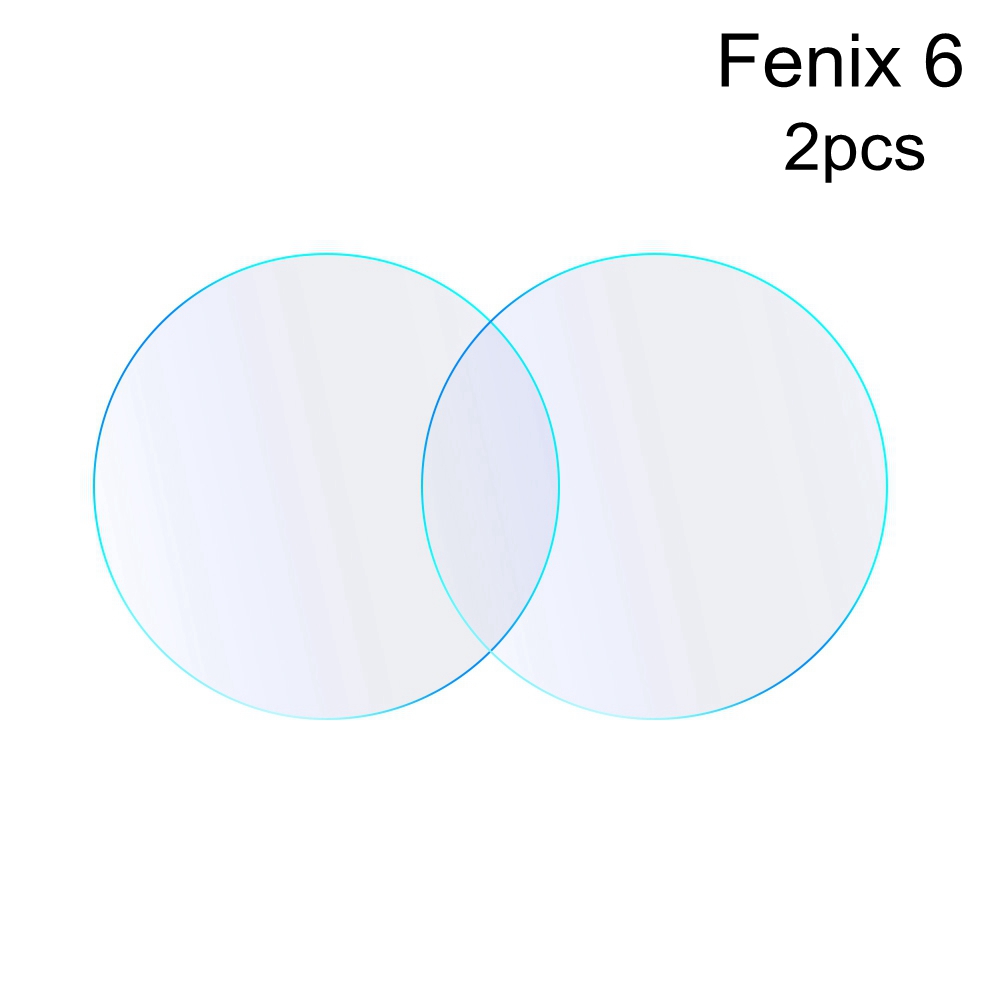 2Pcs Hydrogel Film Screen Protectors Voor Garmin Fenix 6 6S 6X Pro Sapphire Solar 2.5D Soft Tpu Clear horloge Shockproof Cover Case: For Fenix 6