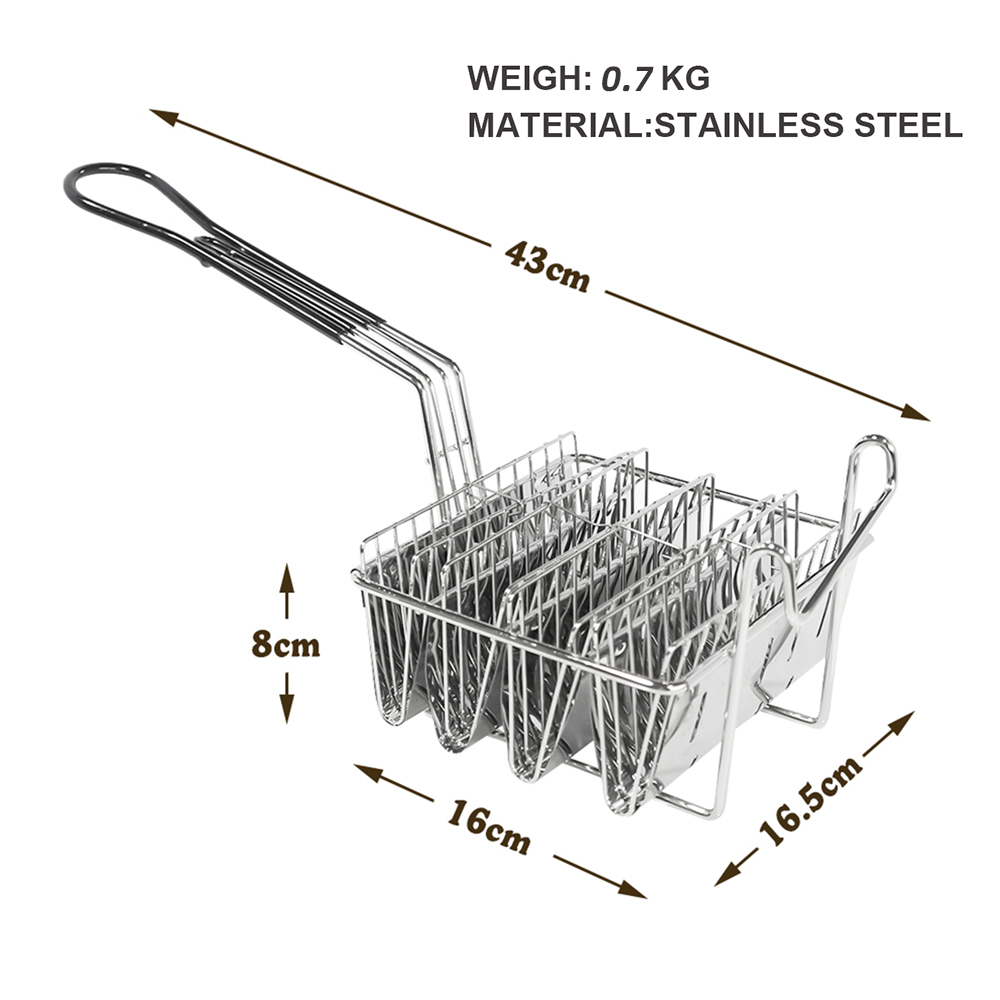 Heet Verkoop Roestvrijstalen Taco Mand Voor Friteuse, Houdt 4/6 Schelpen, U-Vormig, Vlakke Bodem, Thuis,: WHITE