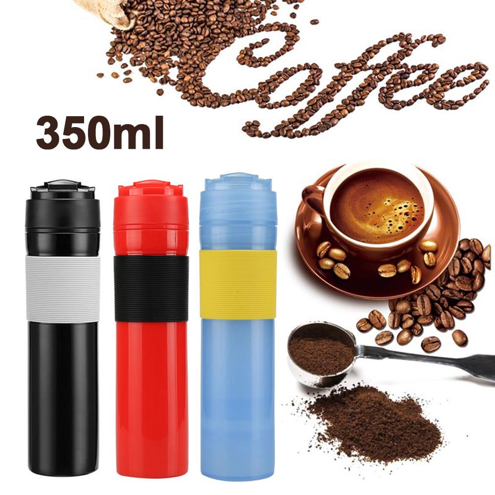 300ml bärbar fransk press kaffebryggare stianfritt stål kaffepressbryggare kanna kaffefiltrering vattenisolering kaffekopp
