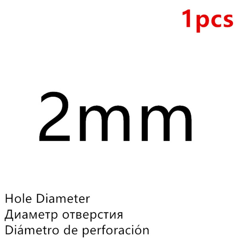 1 Punching Leather Hole Punch Round Steel Leather Craft Hollow Hole Punch 1mm-25mm Metal Gaskets Plastic Rubber Tools: 1pcs 2 mm