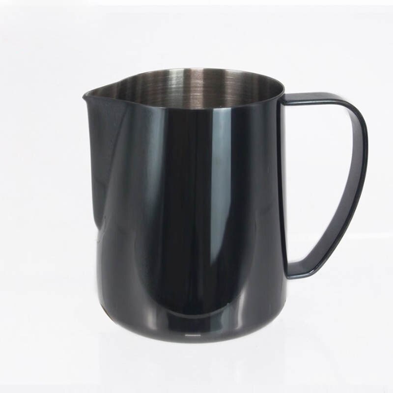 Pichet à café en acier inoxydable SUS 304 plus épais Barista gear Latte Art 600ml café lait mousseur cruche à café: lighting black