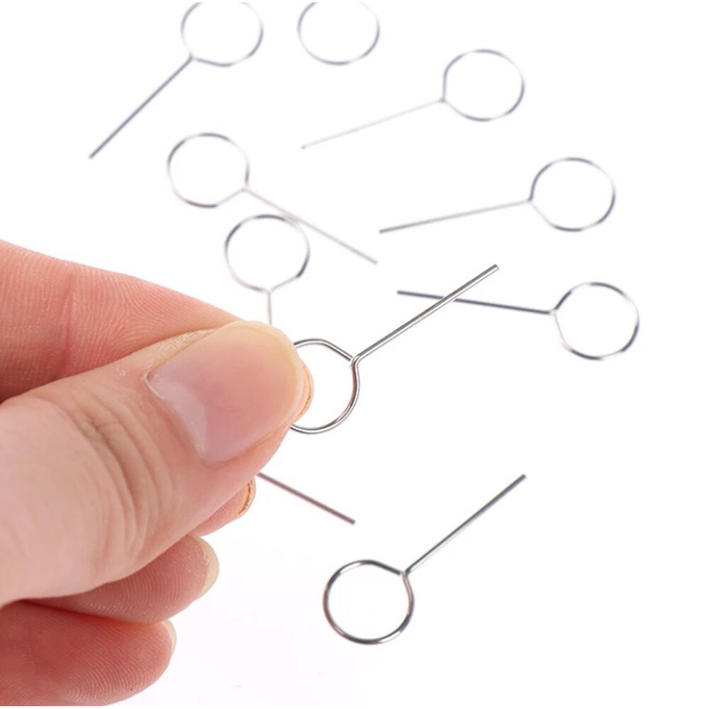 Telefoon Gebruik Gereedschap Telefoon Sleutel Tool Pin Uitwerpen Smartphone Verwijdering Kaart Pin Kaart Naald Sim Kaart Lade Ejector Eject Pin