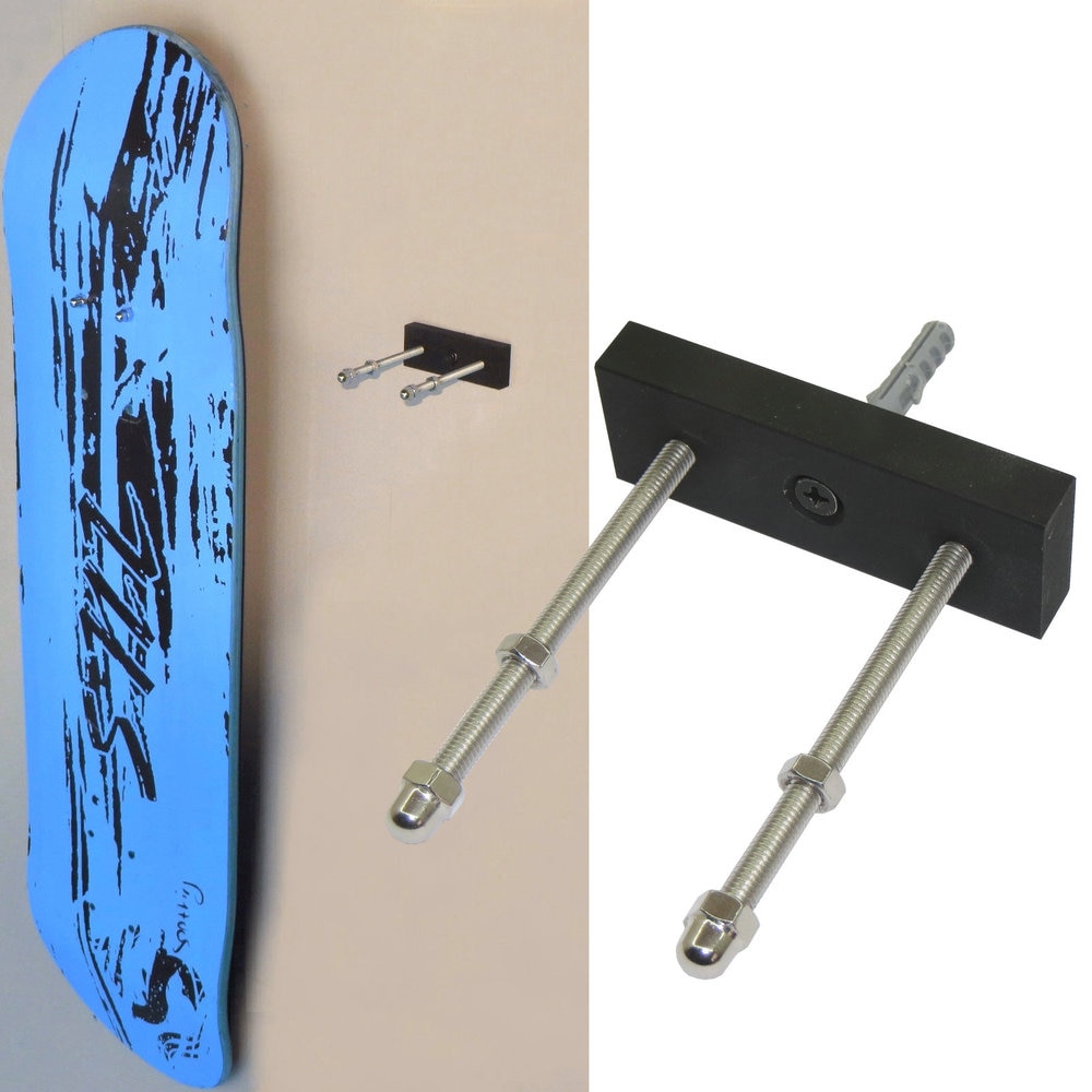 Colgador Skateboard Longboard cubierta flotante Pantalla de montaje en pared percha de Skate, soportes de almacenamiento y bastidores de Skateboard