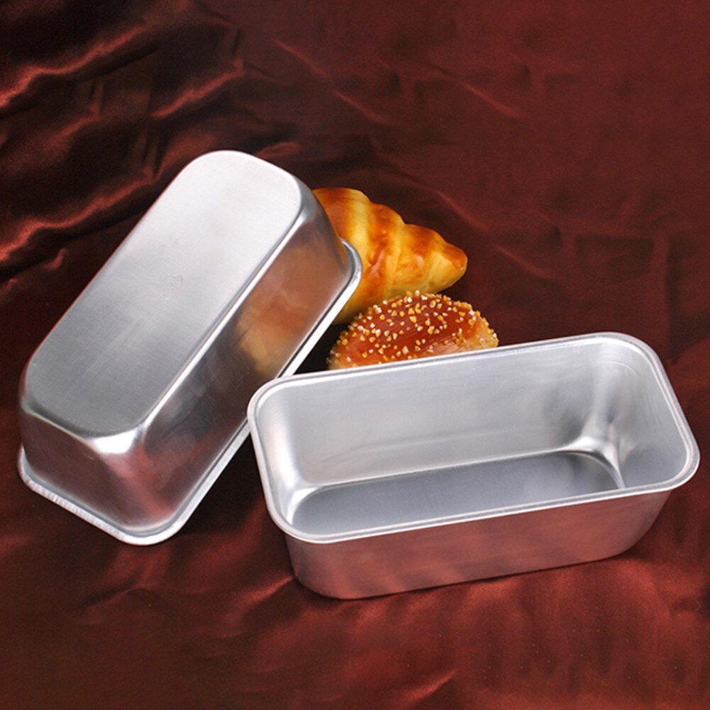 5 storlek aluminium brödform rektangel bakning tårtform bröd plåt plåt non-stick ostlåda brownie tårta dekorationsverktyg
