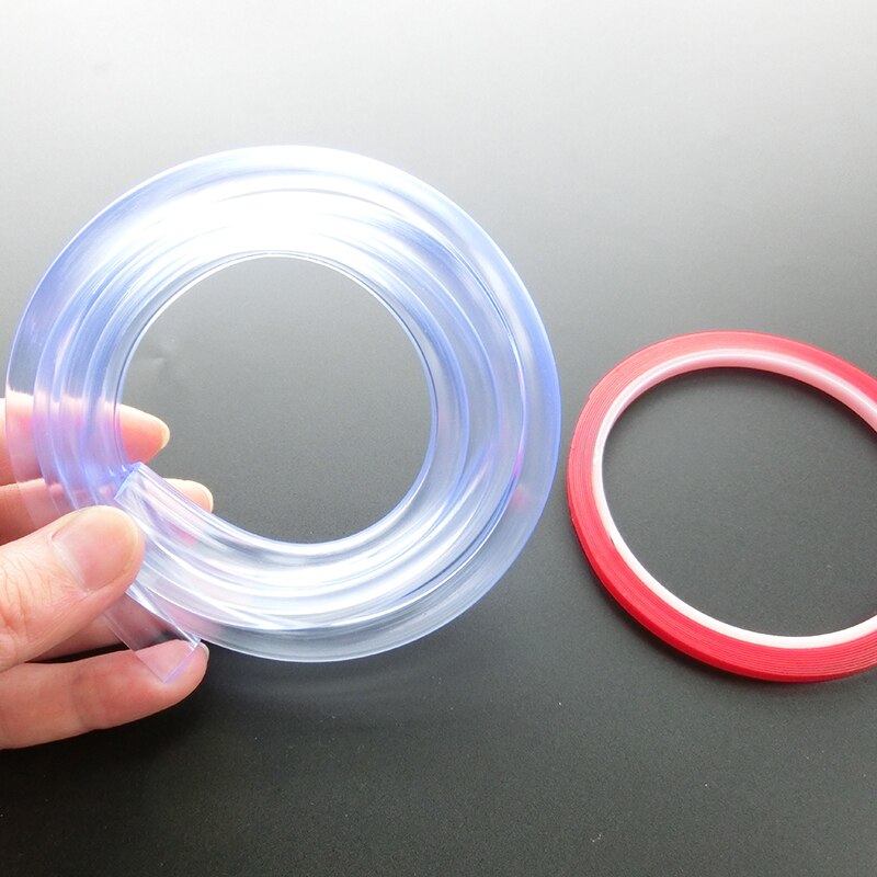 1m Safety Transparent Edge Corner Protection Strip Soft Table Desk Edge Bumper Waterproof PVC Bathroom Wall Corner Sticker