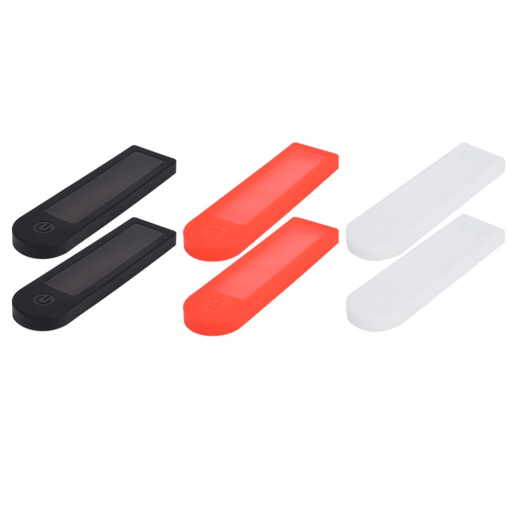2Pcs Waterdichte Beschermhoes Scherm Case Voor M365 Elektrische Scooter Dash Board Panel Bescherming Case Silicone Cover