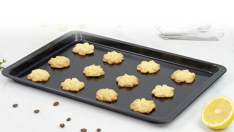 1Pc Rechthoek Diy Brood Cakevorm Non-stick Bakplaat Oven Rechthoekige Zwarte Gebak Keuken Cookie Bakken Bakvormen lade