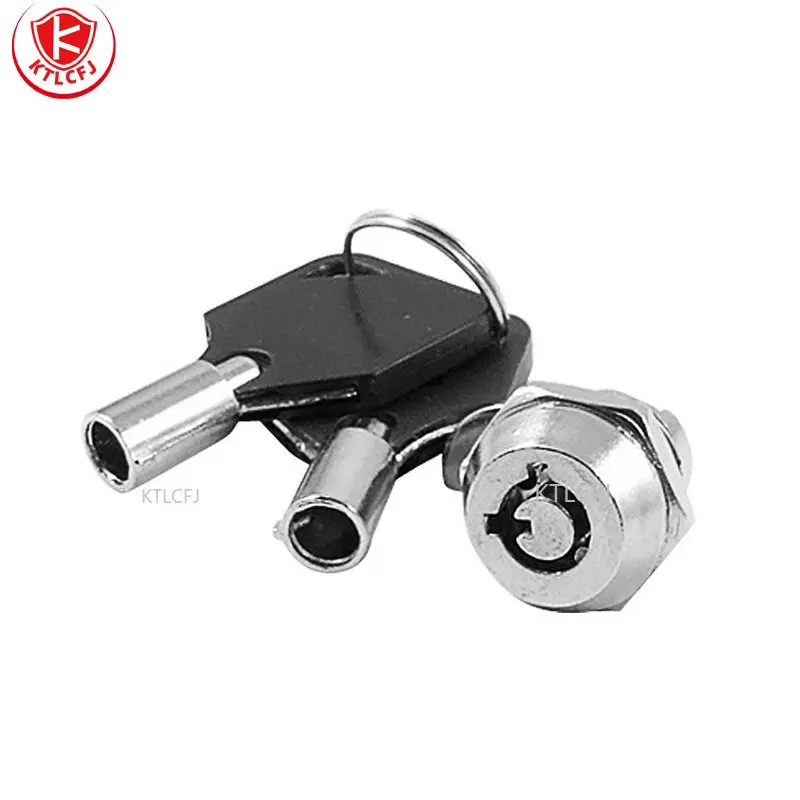 1set 16/20/25/30mm Thickened Cylinder Key Tongue Lock Zinc Alloy File Iron Cabinet Office Furniture Cabinet Lock