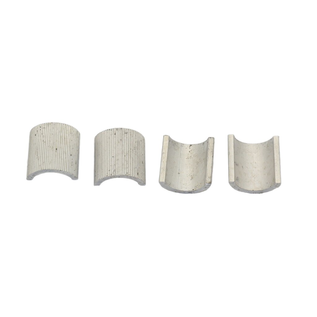 4 Pack von Motorrad Lenker Distanzscheiben, 7/8 zoll bis 1 zoll 22 zu 25mm, Silber