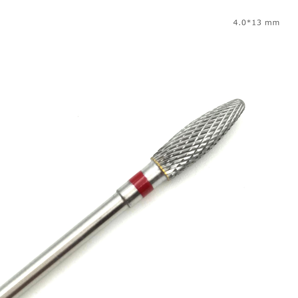 HYTOOS frezy robić paznokci z węglikiem wolframu 3/32 "obrotowy rzep frez manicure narzędzia robić Pedicure paznokci wiertła Akcesoria-H0413P