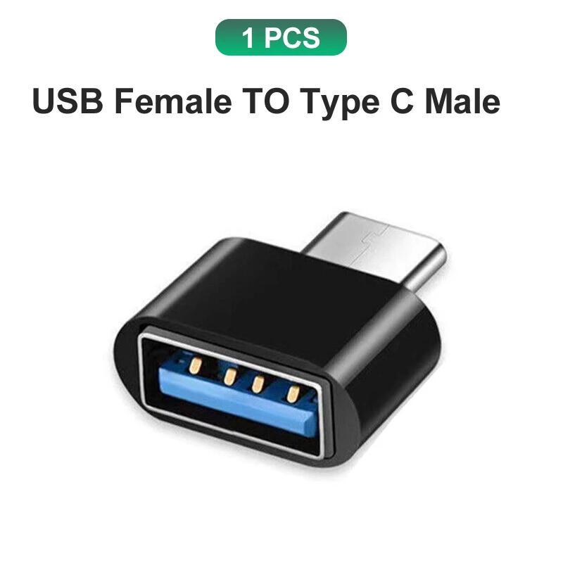NNBILI OTG USB 3.0 do adaptera typu C typu c żeński na USB męski konwerter dla Macbook Xiaomi Samsung złącze OTG: WHITE