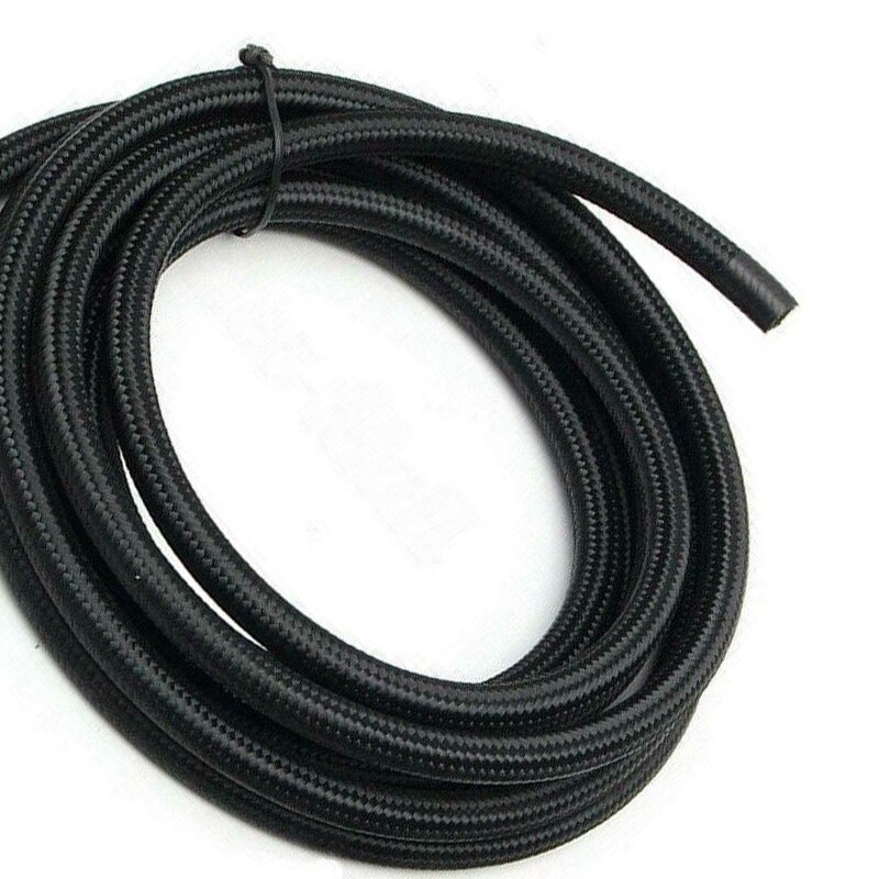 13 pièces 6AN AN-6 raccord en acier inoxydable Nylon tressé ligne de tuyau de carburant 16FT