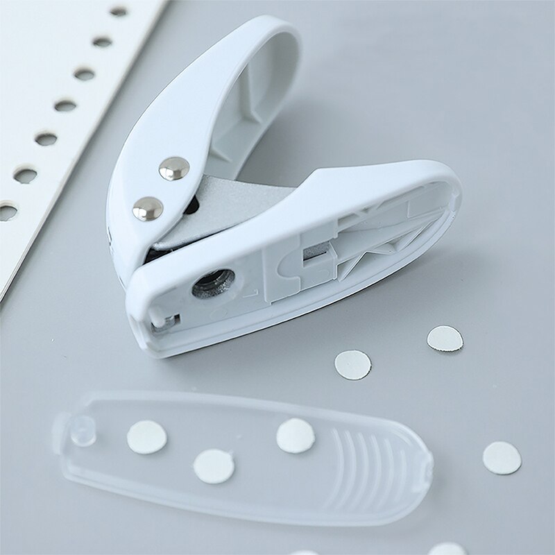 Mini Hole Puncher Loose Leaf Hole Punch Handmade Loose-leaf Paper Hole Puncher for Office School Round Hole Binding