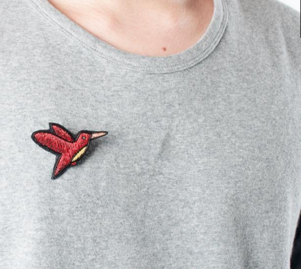 MAYIYAHO Retro Dier Eagle Wings Broche Metalen Vogels Badge Kraag