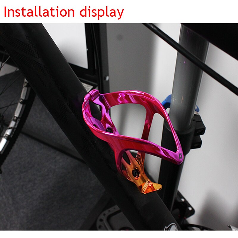 Fiets waterfleshouder kleurrijke beplating mtb bidonhouder aansluiting ultralicht fietsonderdeel mountainbike accessoires