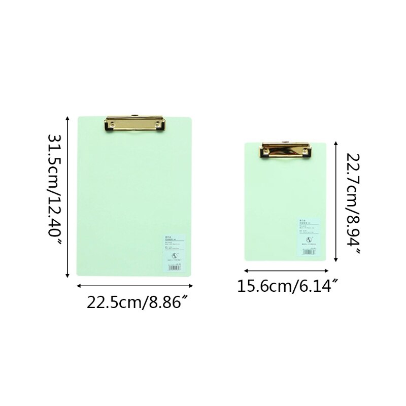 A4 a5 fil dokument arrangör urklipp mapp skrivblocket hållare kontorsmaterial 24bb