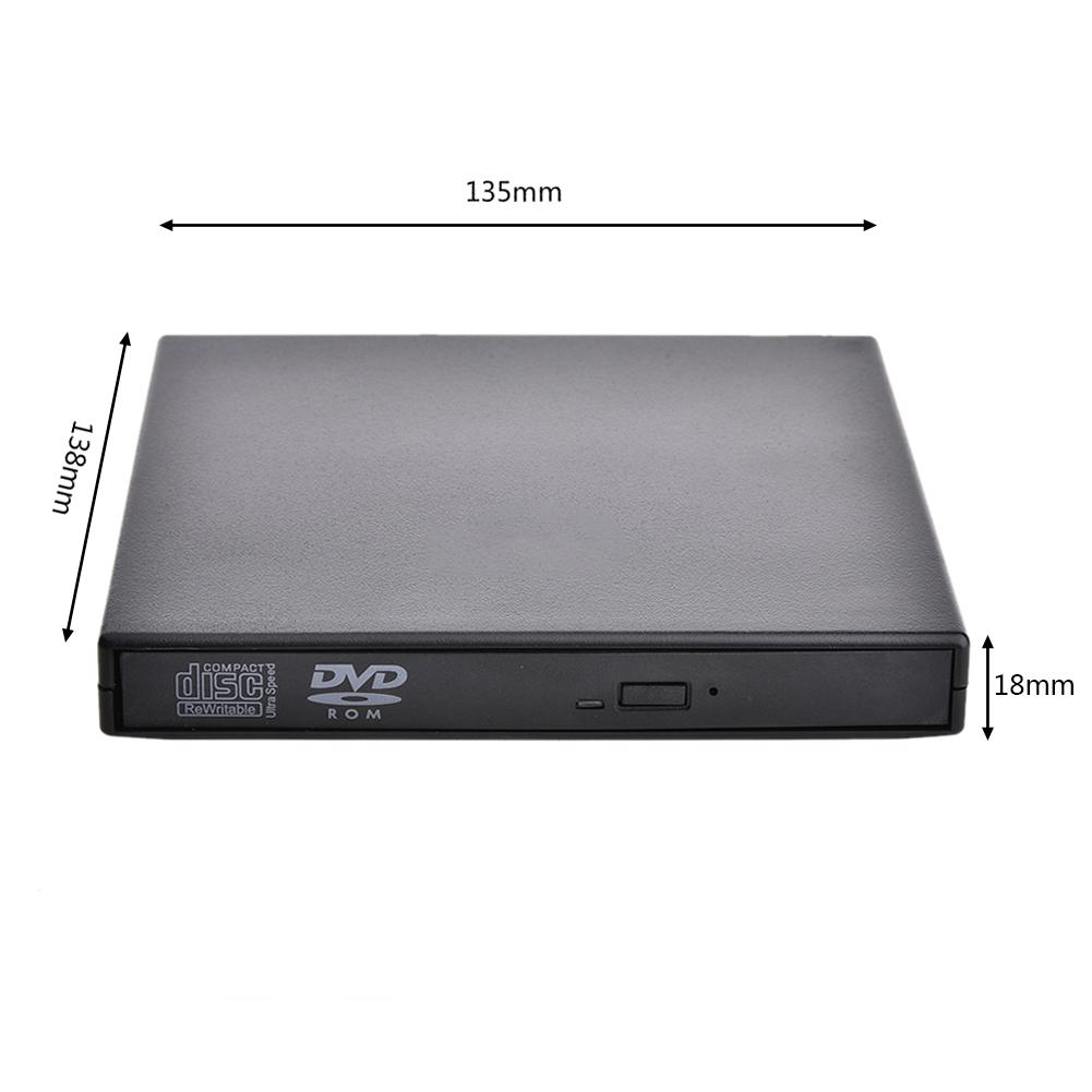 Reproductor de CD/DVD para coche Universal USB 2,0, portátil, Ultra velocidad, CD-ROM, compatible con reproductor MP5 para iMac/MacBook