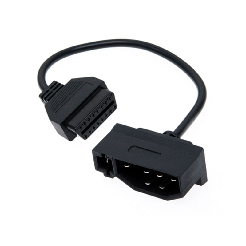 OBD1-conector OBDII de Cable para Ford 7 pines macho a OBD2, 16 pines hembra para Ford 7, convertidor de Pin,
