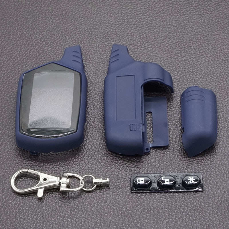 A91 Key Case Sleutelhanger Voor Starline A91 A61 Russische Anti-diefstal 2 Weg Auto Alarm LCD Afstandsbediening Sleutel fob Twage