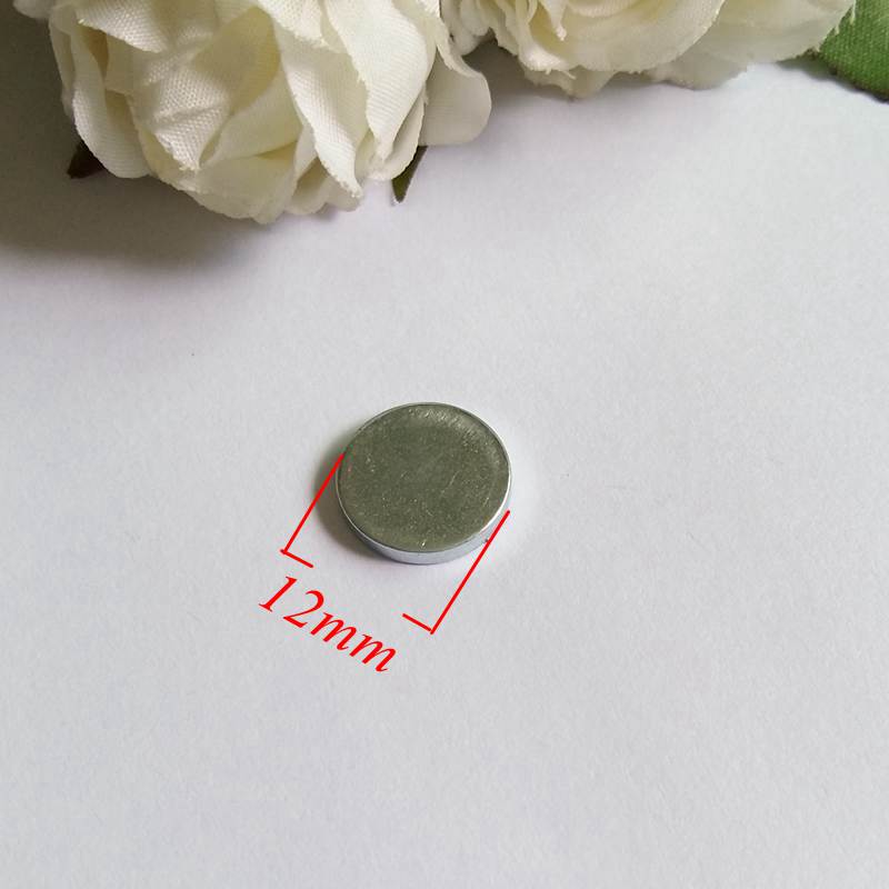 10pcs 10/12/15/18/20mm Invisible Hidden Buttons Sew in Magnetic Snaps Closure Bags Clothes Magnet Buttons Accessories: 12mm