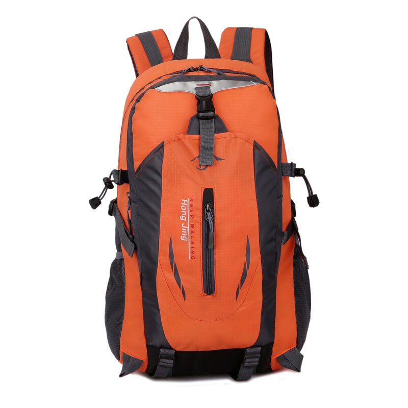 WEIXIER Softback Hübsche männer Student Wasserdicht Nylon Rucksack Mochila Escolar Reisetasche Rucksack Wandern Tasche: Orange