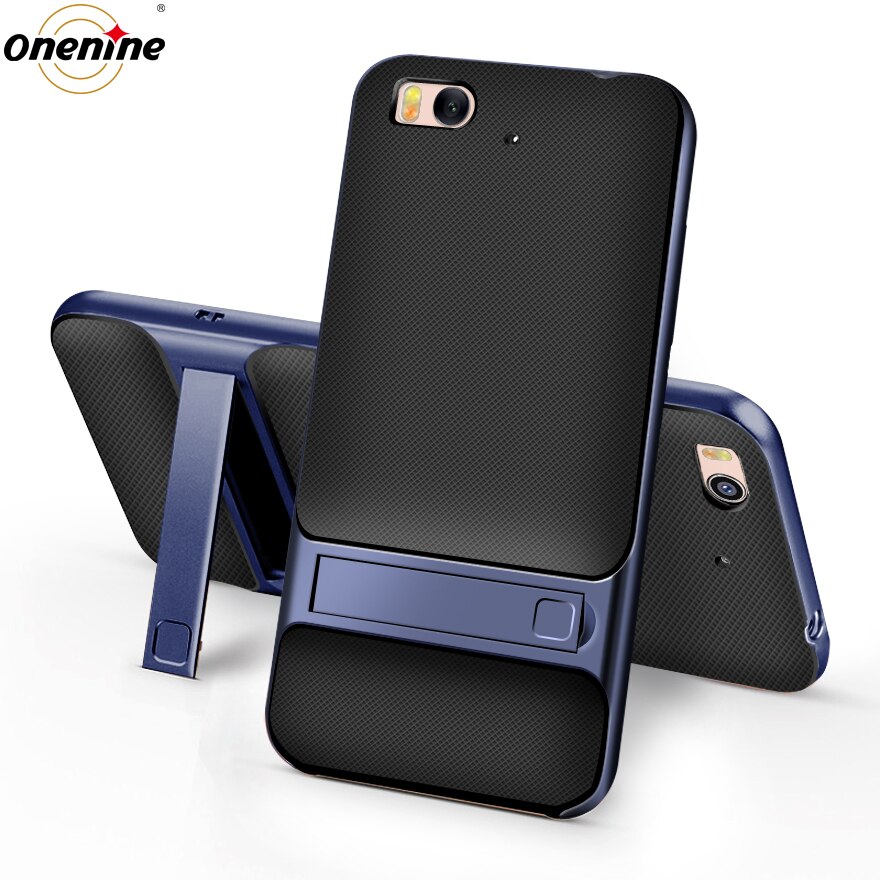 Kickstand 3D-funda Original para Xiaomi Mi5S Mi 5S, 5,15 pulgadas, TPU + PC, silicona híbrida 360, Protección trasera para teléfono