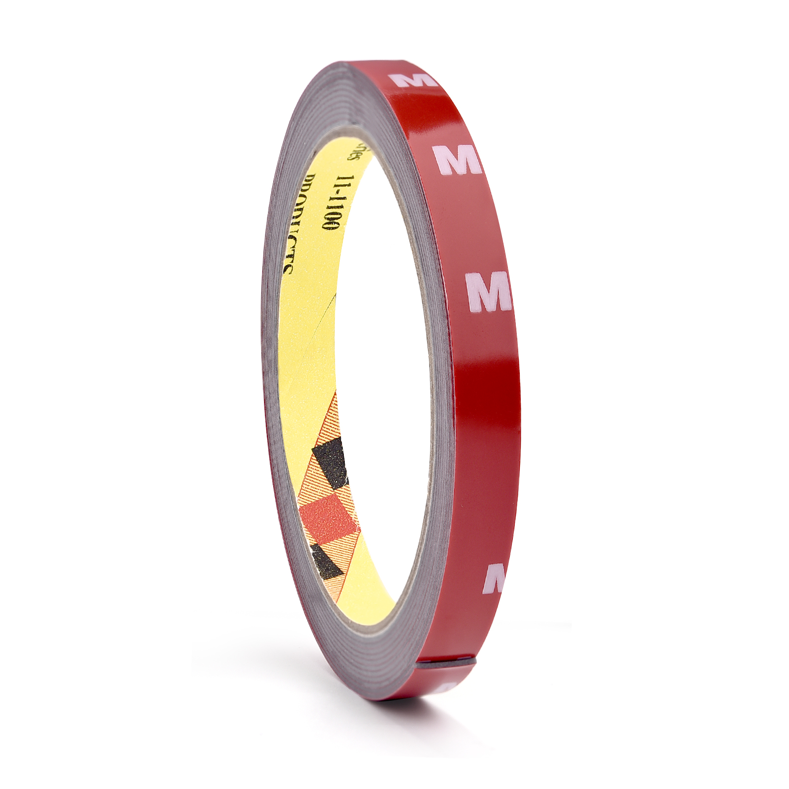 3Meters Strong Double Sided Adhesive Tape With High Viscosity For Automotive Use High Temperature Resistant Fixed Adhesive Patch: Red