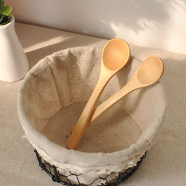 Paquete de 5 cucharas pequeñas de madera