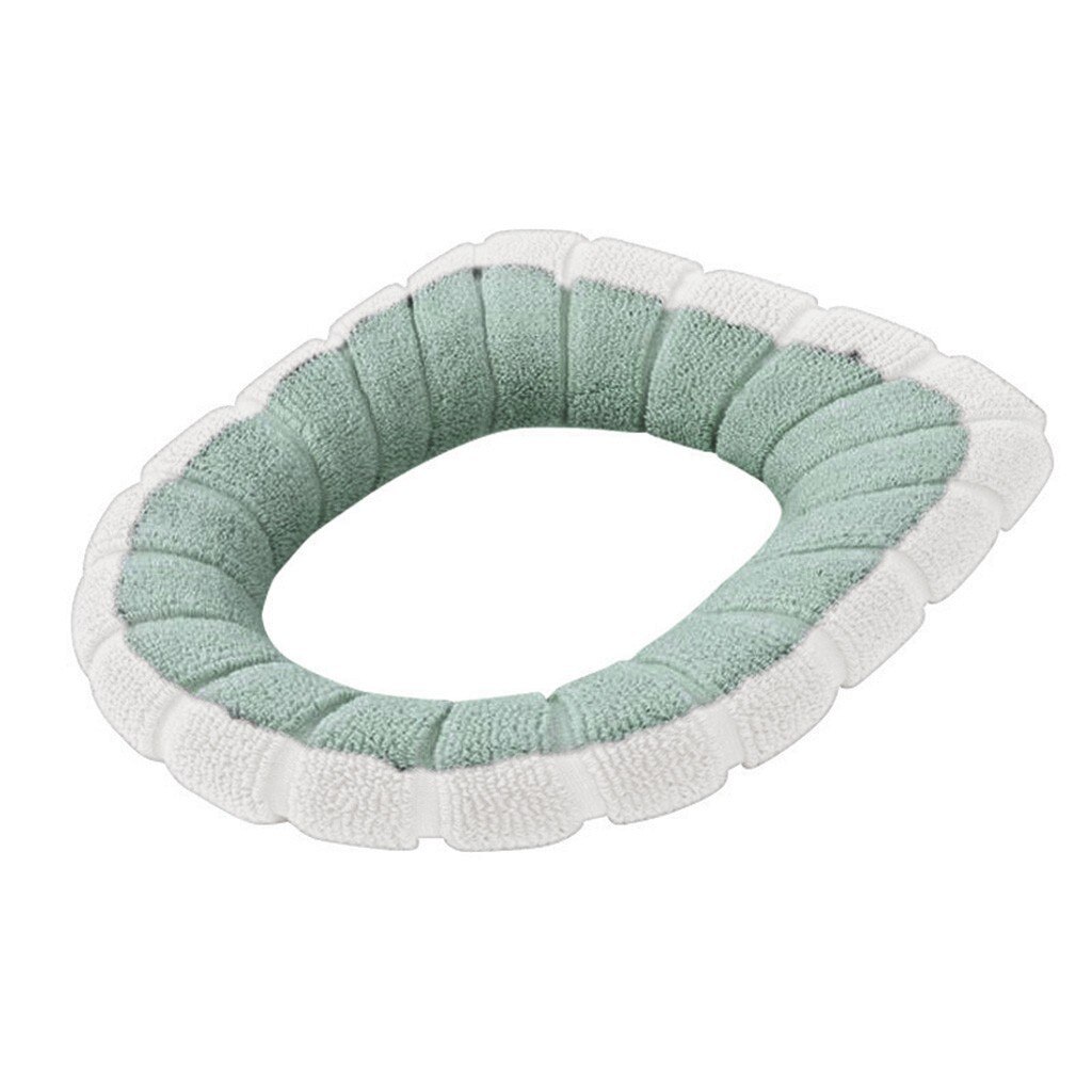 Bathroom Toilet Seat Closestool cushion Washable Soft Warmer Mat Cover Pad Cushion Toilet Seat Closestool Cover cushion: 4