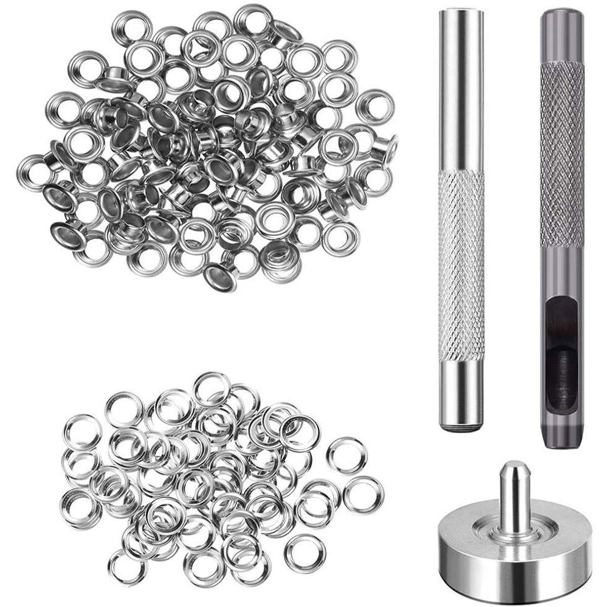 150Stck 5mm 10mm Kupfer Ösen mit Öse schlagen Sterben Werkzeug Nieten Knopfloch Blet Schnalle Kleidung Geschmack Dekor 4 beschichtung Farben